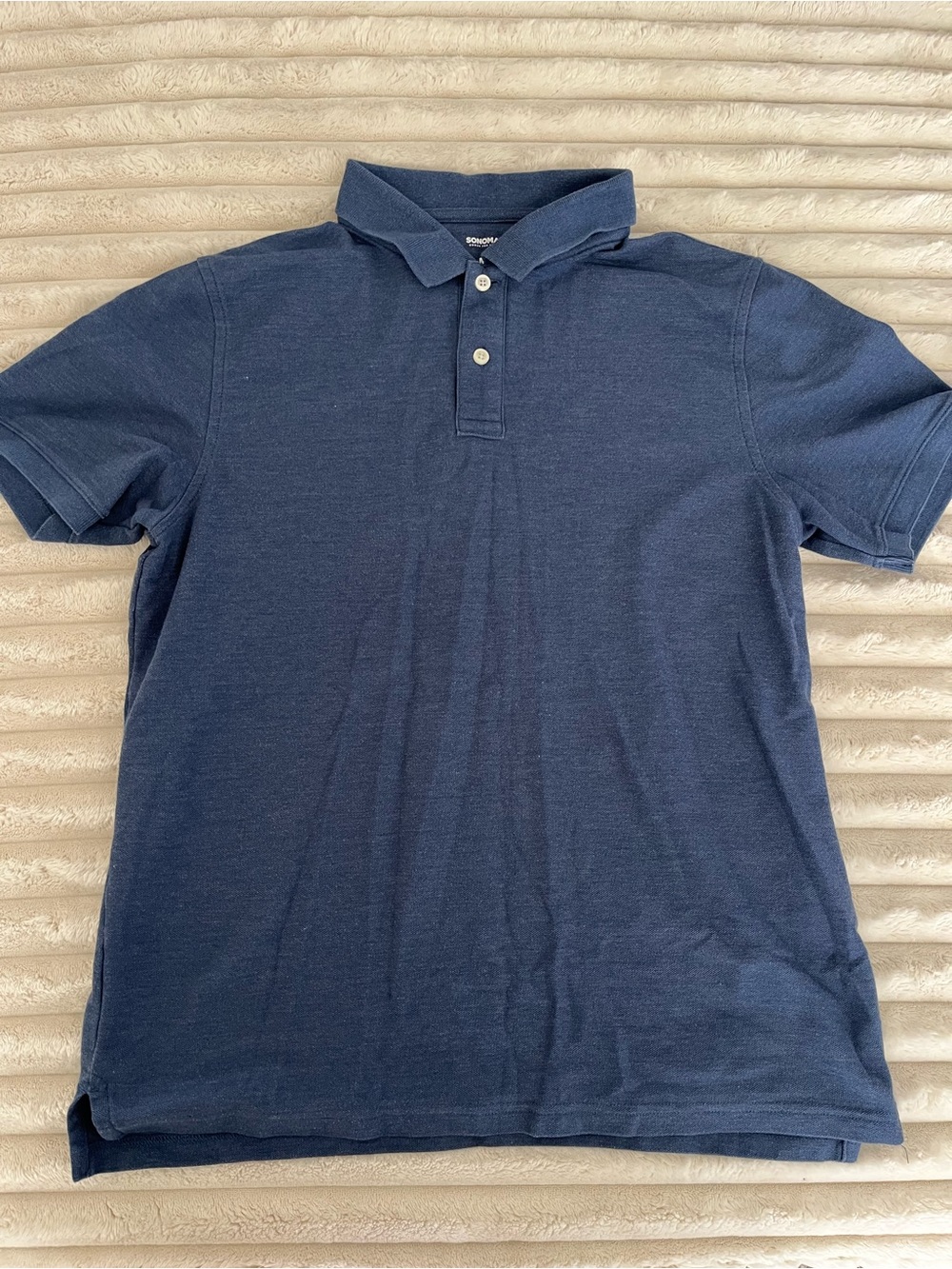 Sonoma Men's Dark Blue Polo Shirt
